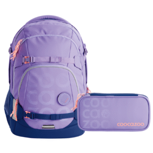 Coocazoo - MATE Schulrucksack + Mäppchen Tarp Frosty Lilac